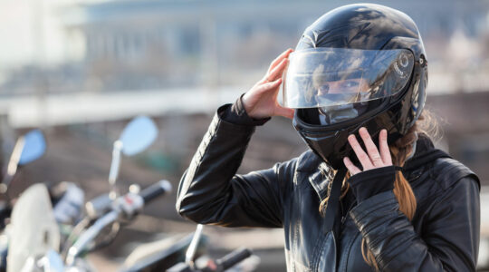 casque moto femme